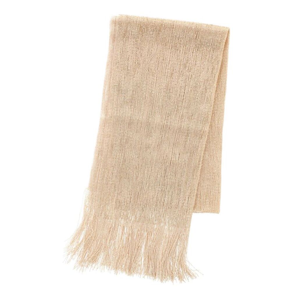 CTM Women's Shimmering Fringe Evening Shawl Scarf